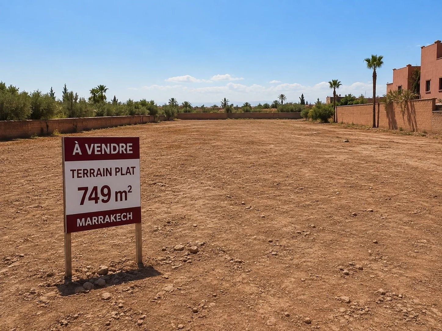 Acheter Terrain 749&nbsp;m² Marrakech