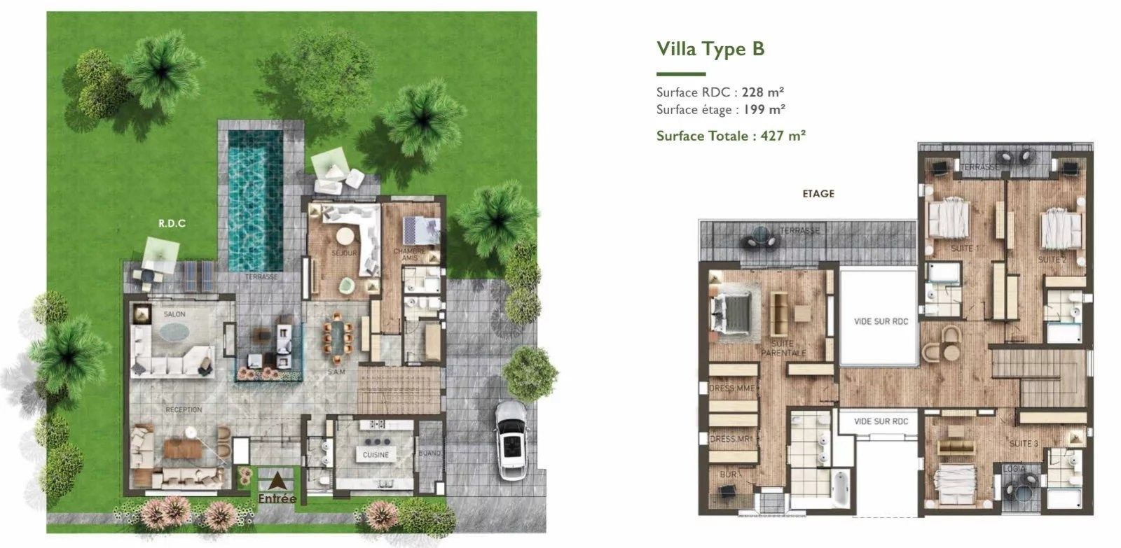 Acheter Villa 5&nbsp;pièces 408&nbsp;m² Rabat